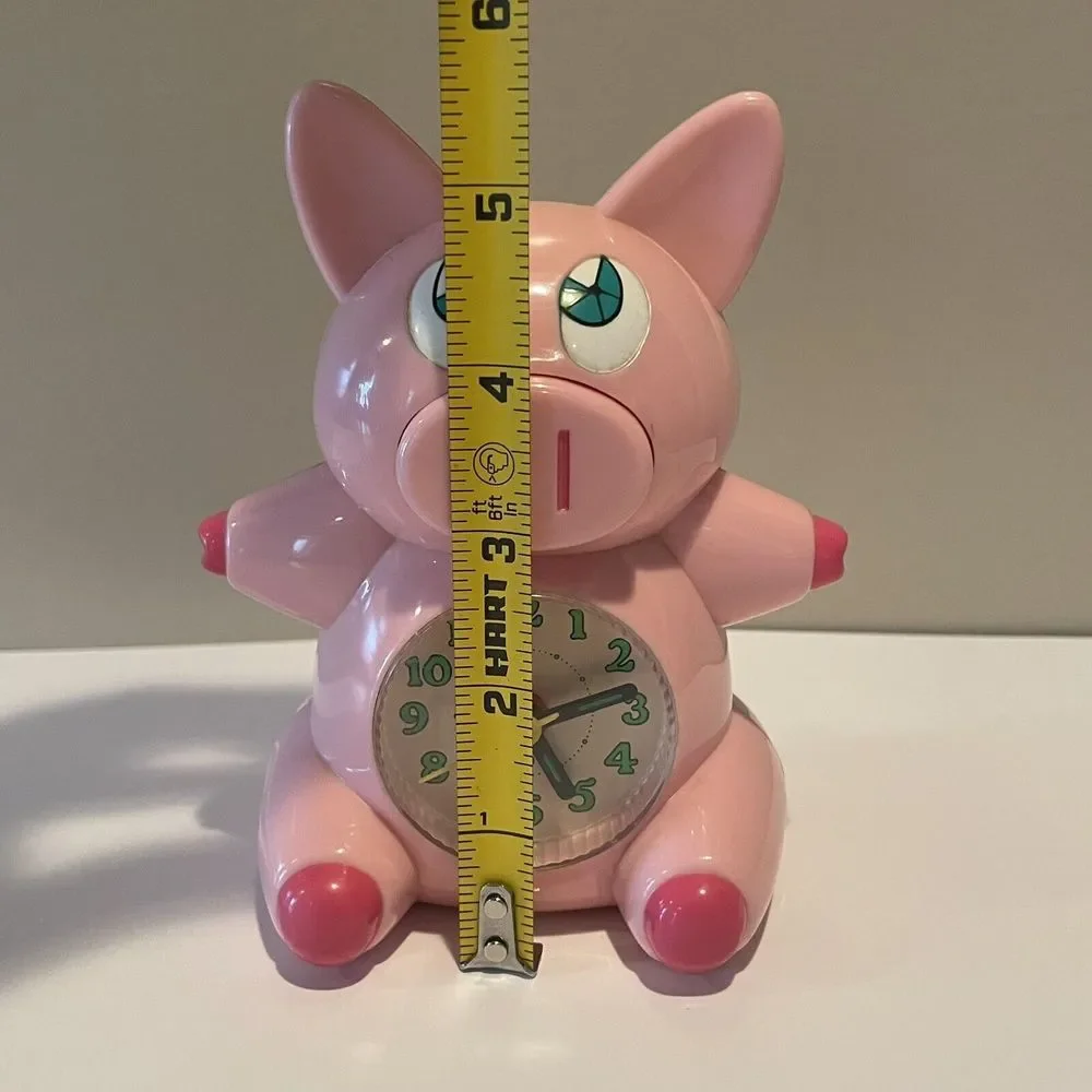 Tonde Burin Pig Alarm Clock SUPER RARE Vintage Collectible!‎ HTF